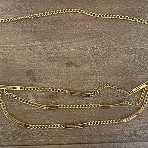 St John Gold Triple layer belt